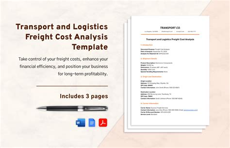 Freight Cost Analysis Template