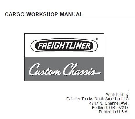 Freightliner Cargo Service Repair Manual