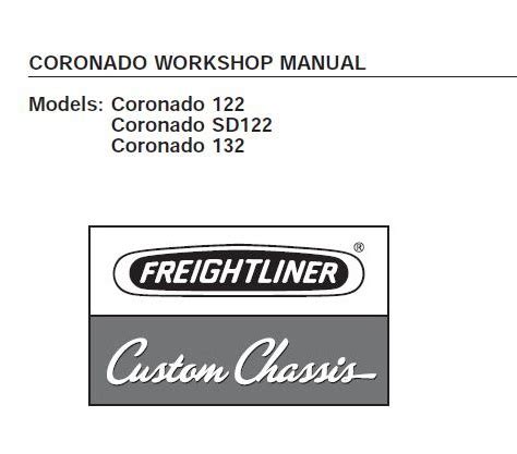 Freightliner Coronado Trucks Service Repair Manual Download