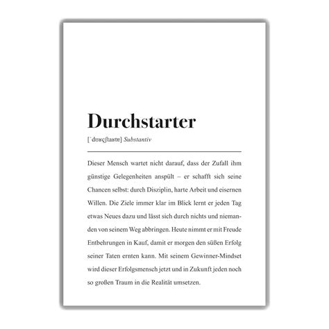 Freisetzung Der Durchstarter