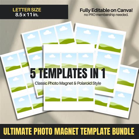 Fridge Magnet Template