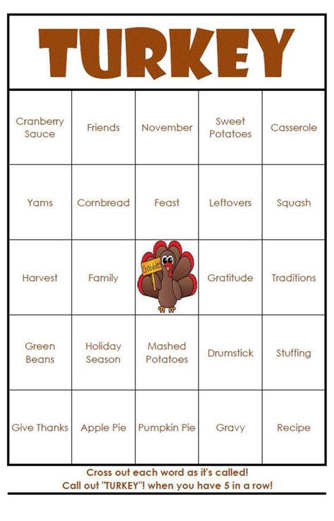 Friendsgiving Games Printable