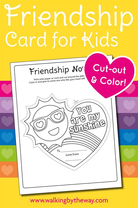 Friendship Card Printable