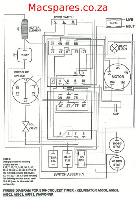 Front Loader Washing Machine Wiring Diagram