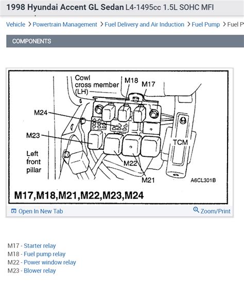 Fuel Pump Relay Wiring Diagram For 2000 Sonata