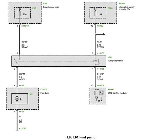 Fuel Pump Wiring Diagram E60