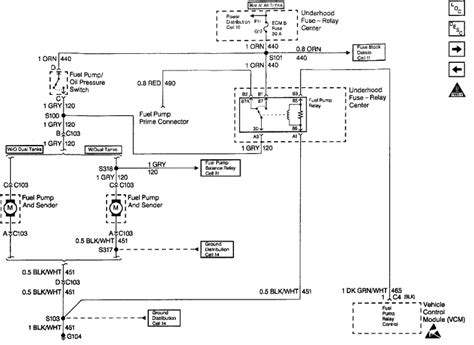 Fuel Pump Wiring Diagram For Chevy Cavalier