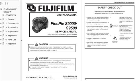 Fuji Finepix S9000 Service Repair Manual