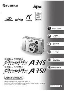 Fujifilm Fuji Finepix A345 Service And Repair Manual