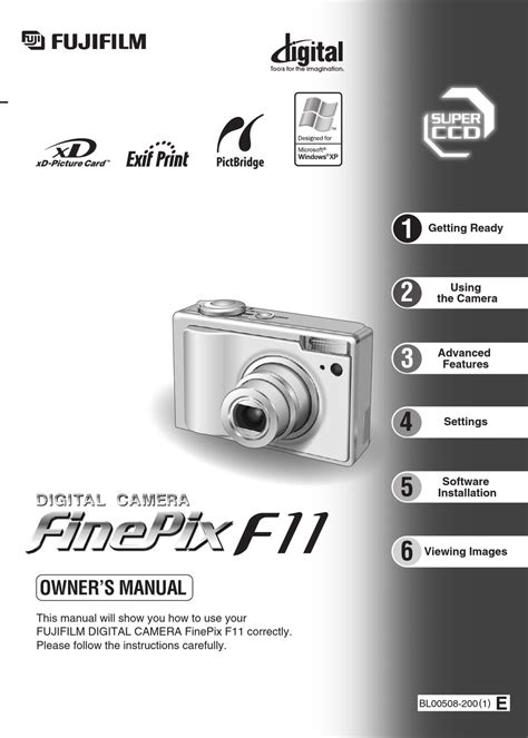 Fujifilm Fuji Finepix F11 Service Manual Repair Guide