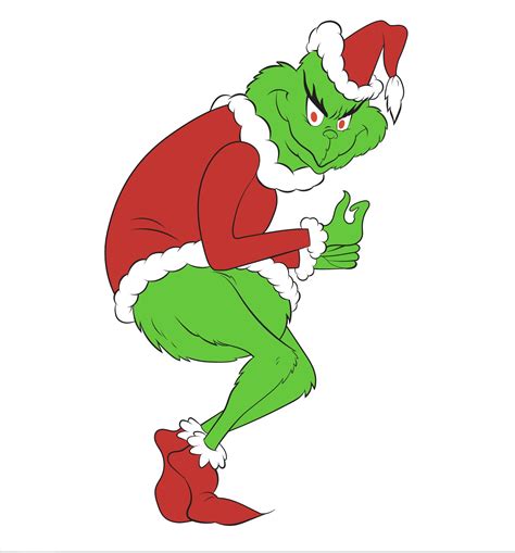 Full Body Grinch Template