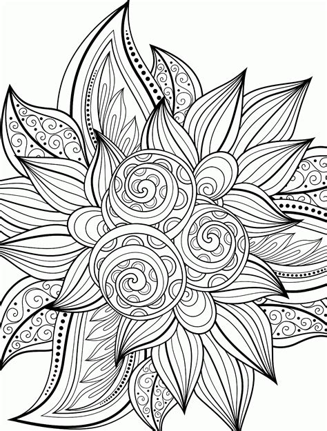 Full Page Free Printable Coloring Pages For Adults Only