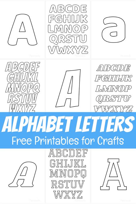 Full Page Printable Alphabet Letters