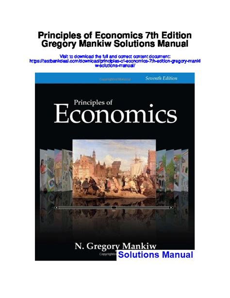 Fundamentals Of Economics Instructor S Manual