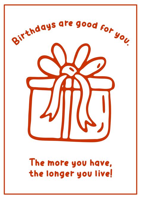 Funny Printable Birthday Card