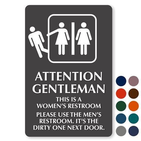 Funny Restroom Signs Printable