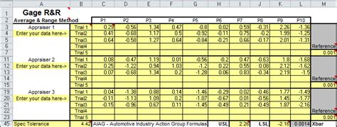 Gage R And R Template