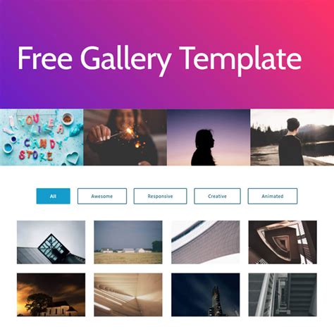Gallery Site Template