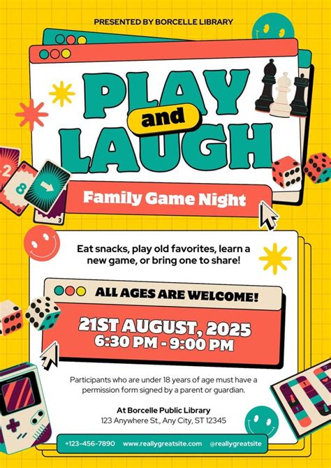 Game Night Flyer Template Free