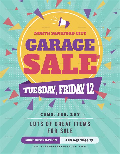 Garage Sale Flyer Templates