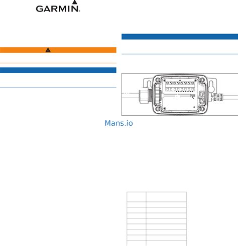 Garmin 6 Pin Wiring Diagram