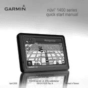 Garmin Nuvi 1450lmt Quick Start Manual