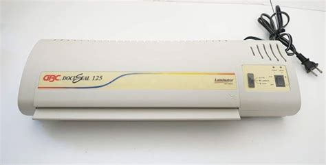 Gbc Docuseal 125p Laminator Instruction Manual