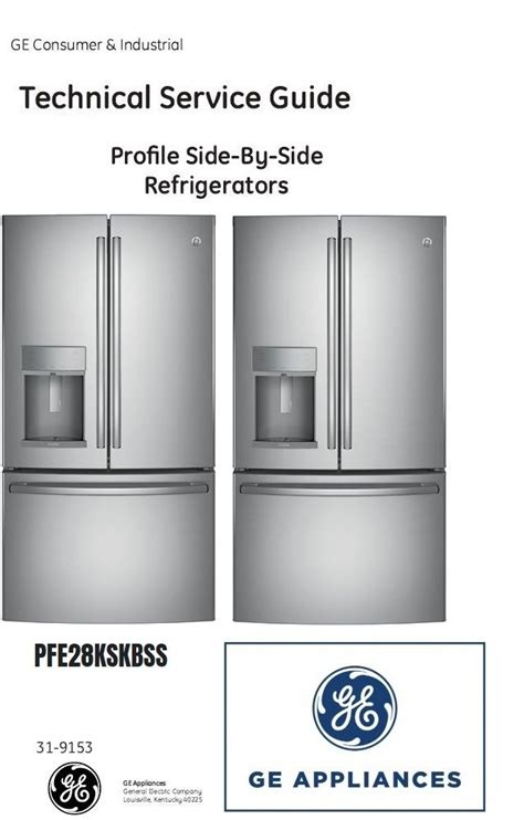 Ge Profile Performance Refrigerator Owners Manual