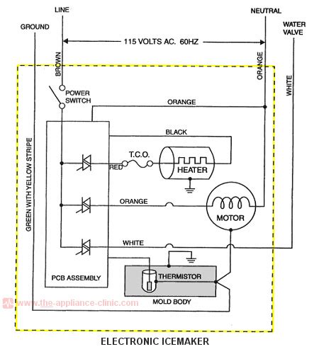 Ge Refrigerator Ice Maker Wiring Diagram