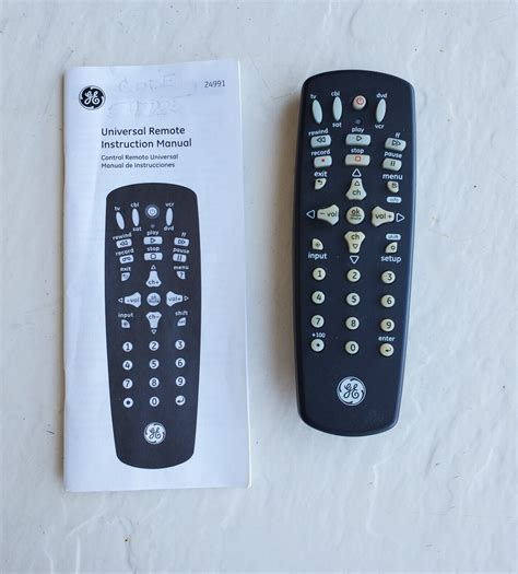 Ge Universal Remote 24991 Codes Manual