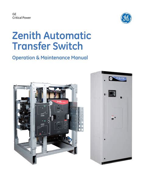 Ge Zenith Automatic Transfer Switch Manual