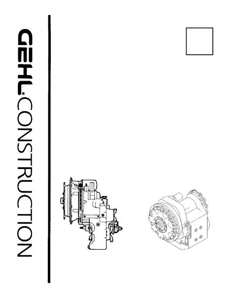 Gehl T12000 T18000 Clark Transmissions Parts Manual