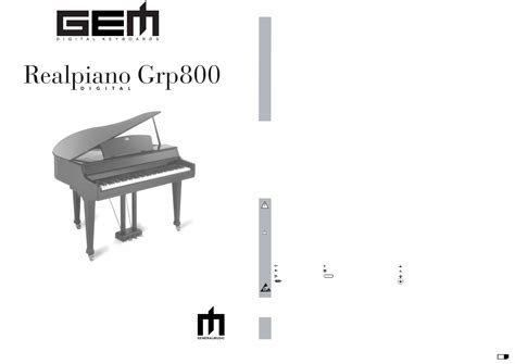 Gem Realpiano Grp800 Service Manual