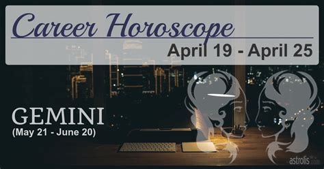 Gemini Career Horoscope This Week