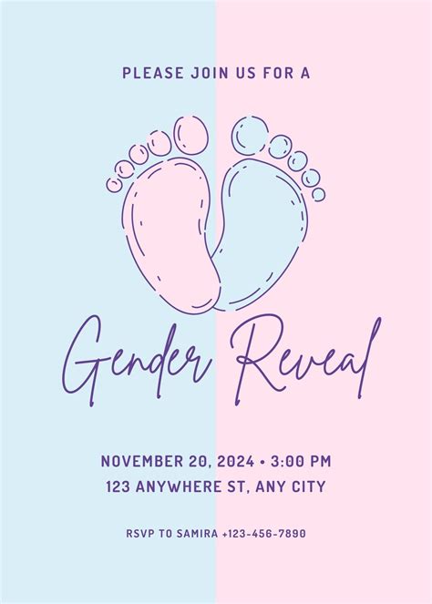 Gender Reveal Templates