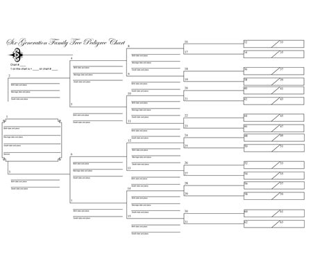 Genealogy Tree Template Word