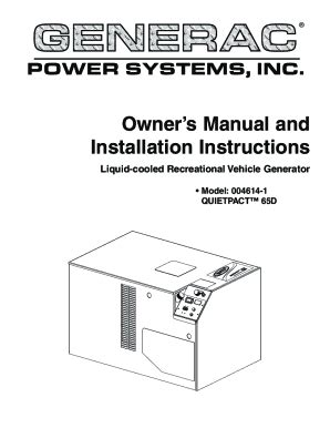 Generac Np 30g Np 40g Generators Workshop Service Repair Manual Download