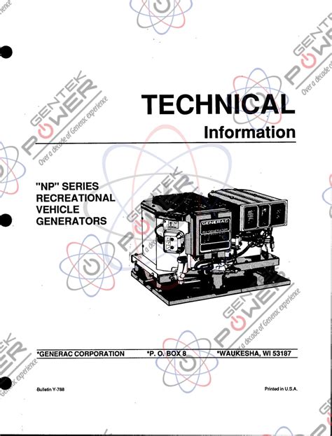 Generac Np And Im Series Liquid Cooled Diesel Engine Workshop Service Repair Manual Download