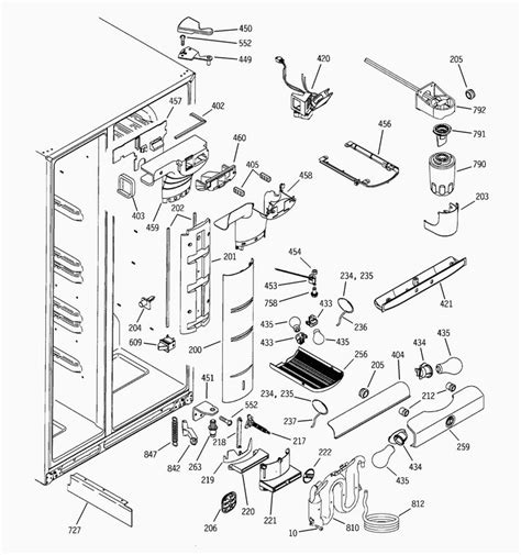 General Electric Refrigerator Parts Manual