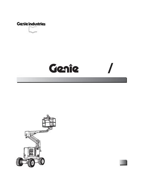 Genie Z 45 22 Workshop Repair Service Manual Download