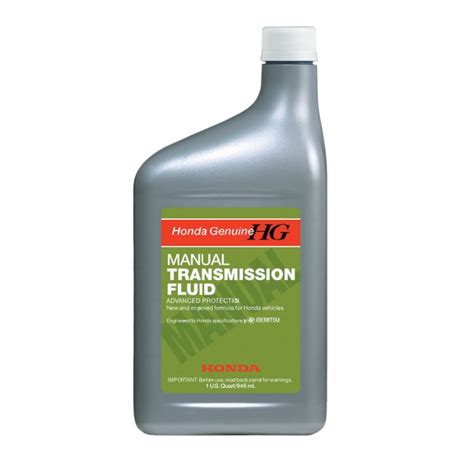 Genuine Honda Manual Transmission Fluid Mtf