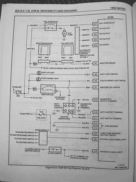 Geo Metro And Suzuki Swift Wiring Diagrams Metroxfi