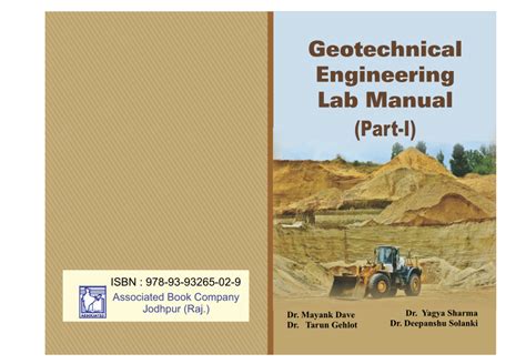 Geotechnical Engineering Lab Manual