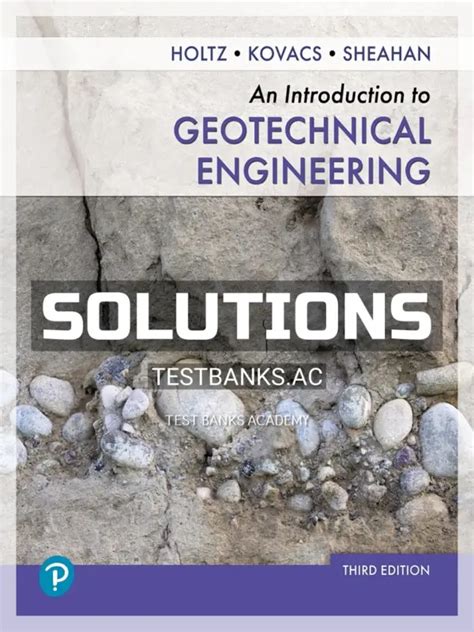 Geotechnical Engineering Solutions Manual Holtz