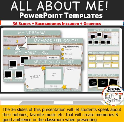 Get To Know Me Slide Template