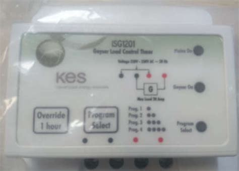 Geyser Load Control Timer Isg1201 Operation Manual