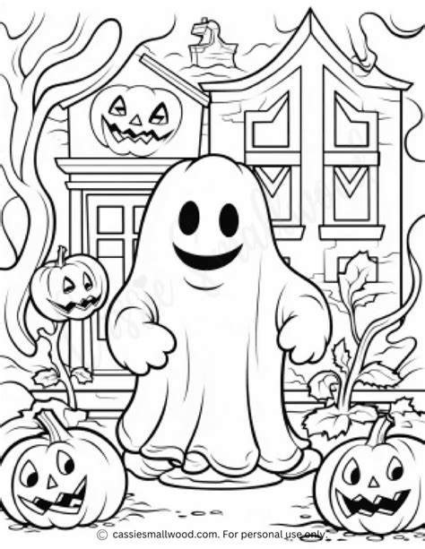 Ghost Coloring Pages Printable