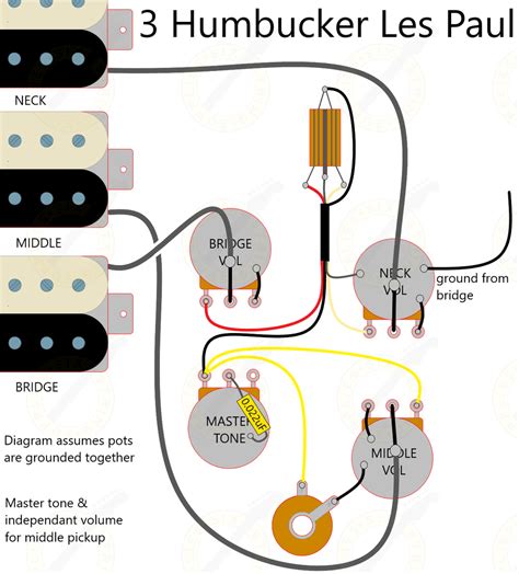 Gibson 3 Humbucker Wiring Diagram