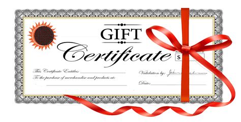 Gift Certificate Templates For Word
