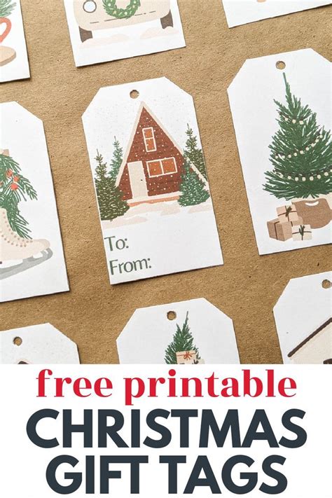 Gift Tags Printable Free